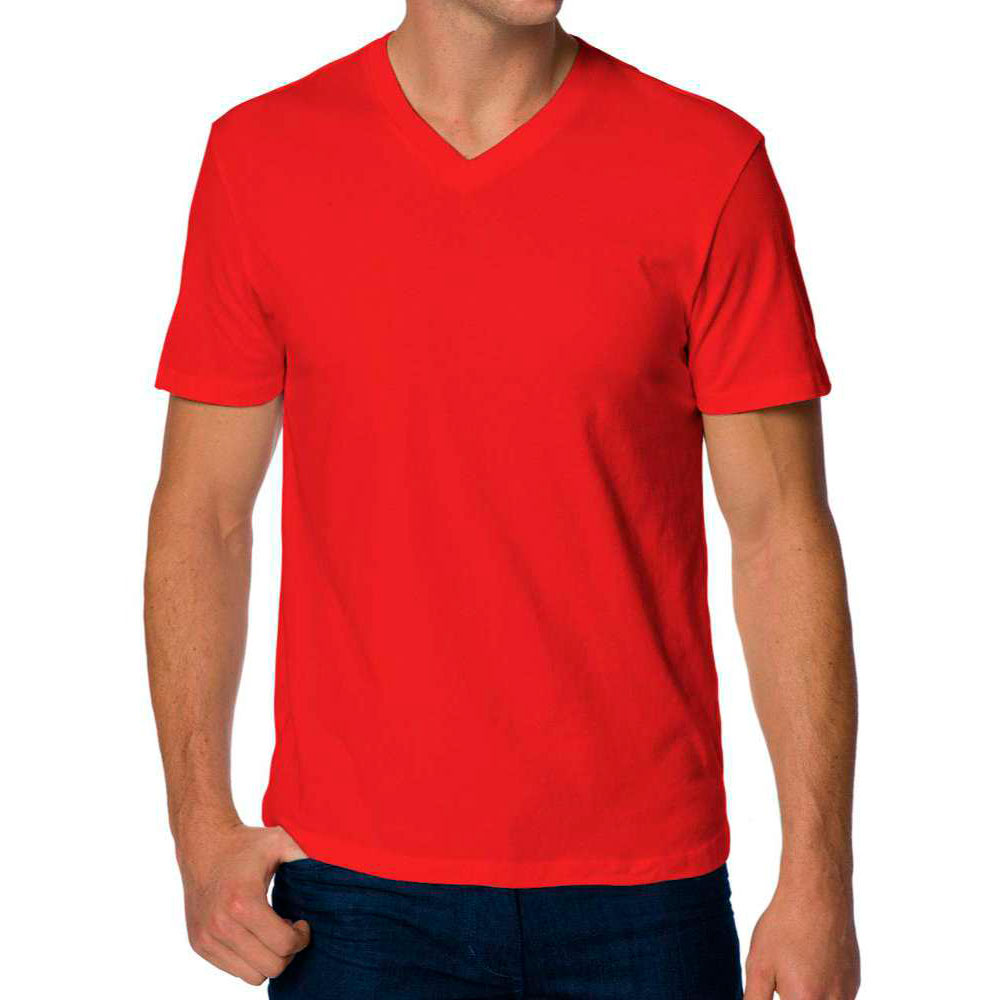 Polo cuello V hombre personalizado
