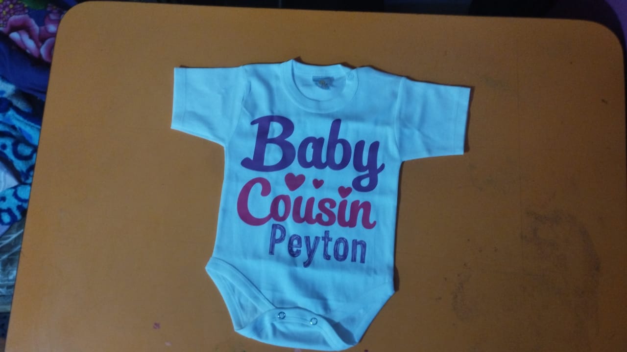 Body de bebé personalizado