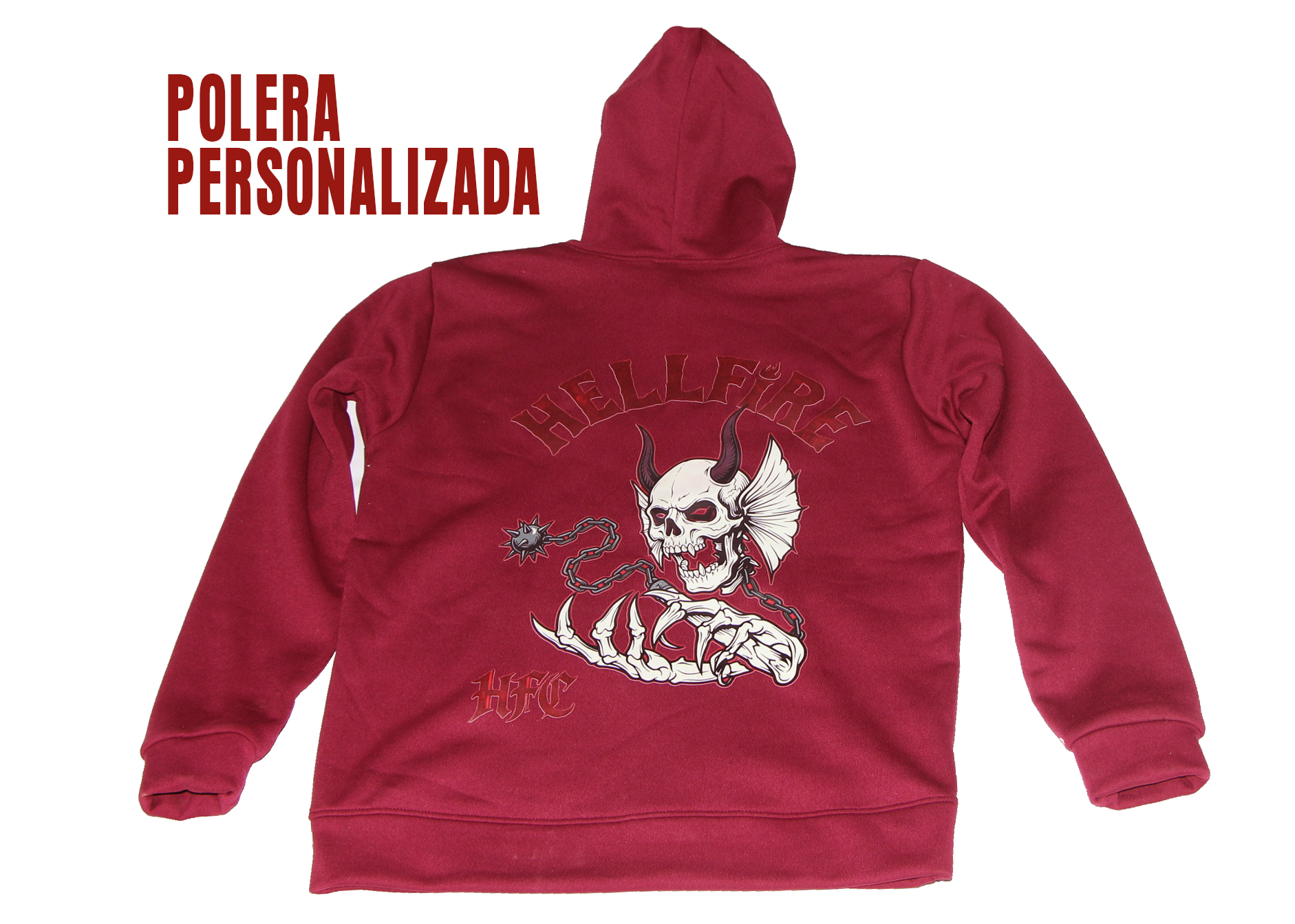 Polera con capucha personalizada